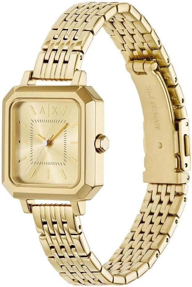 ست هدیه ساعت مچی مردانه و زنانه Armani Exchange A|X Sync Chronograph استیل ضد زنگ طلایی (مدل: AX7171SET) ست هدیه ساعت مچی مردانه و زنانه Armani Exchange A|X Sync Chronograph استیل ضد زنگ طلایی (مدل: AX7171SET)