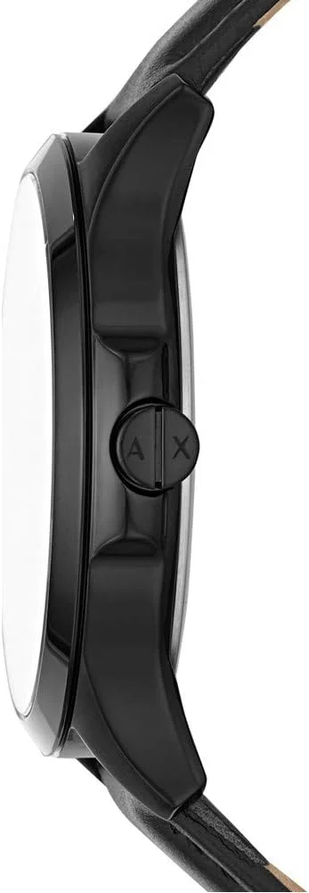 ساعت مچی مردانه آرمانی اکسچنج، نمایشگر کرونوگراف و بند چرمی، AX2411