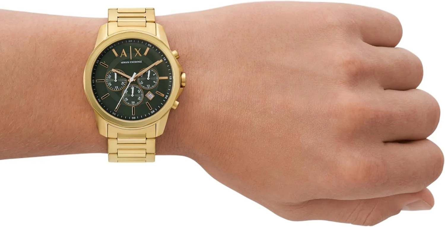 ساعت مچی مردانه کرنوگراف رسمی A|X Armani Exchange با بند استیل ضد زنگ، سیلیکونی یا چرمی ساعت مچی مردانه کرنوگراف رسمی A|X Armani Exchange با بند استیل ضد زنگ، سیلیکونی یا چرمی