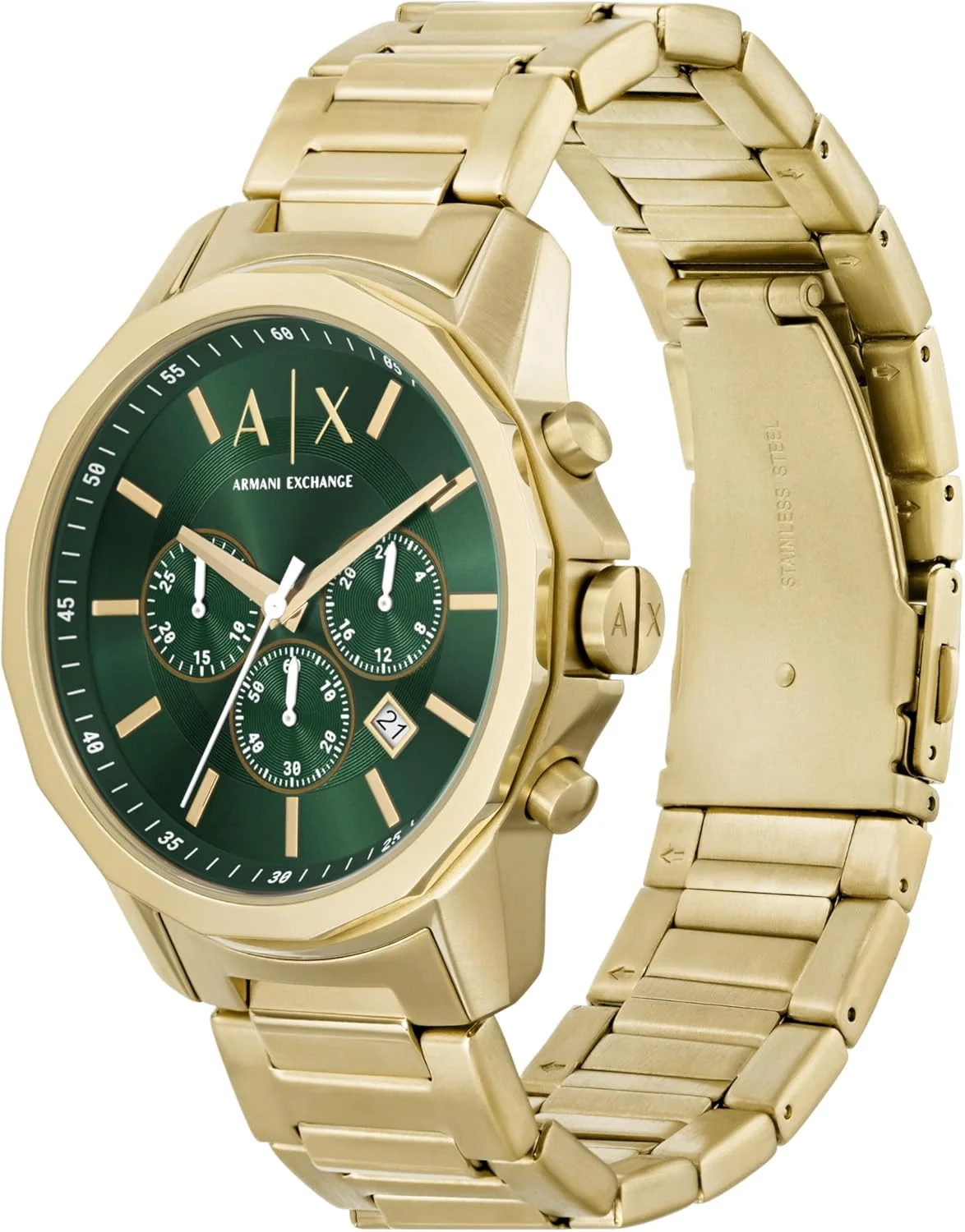 ساعت مچی مردانه کرنوگراف رسمی A|X Armani Exchange با بند استیل ضد زنگ، سیلیکونی یا چرمی ساعت مچی مردانه کرنوگراف رسمی A|X Armani Exchange با بند استیل ضد زنگ، سیلیکونی یا چرمی