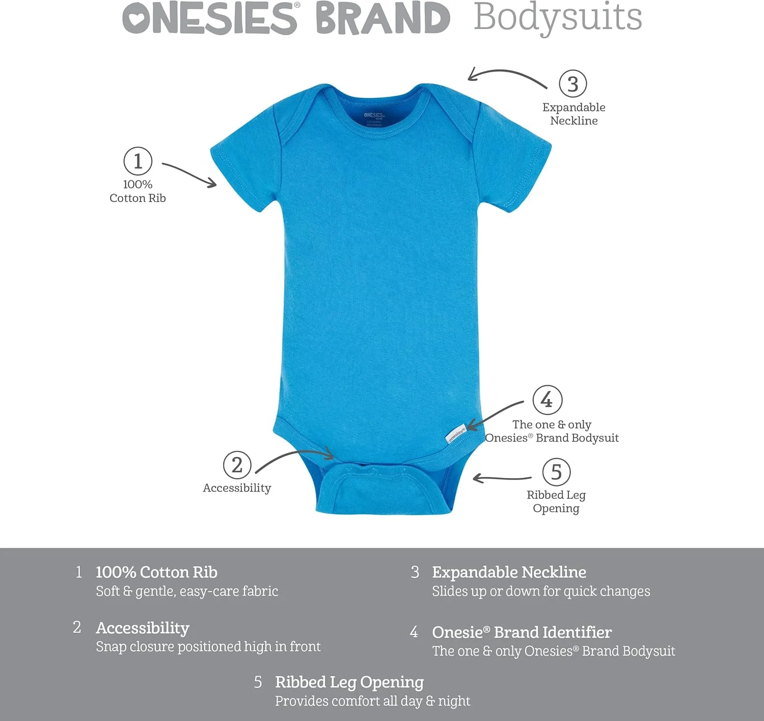 لباس زیر دکمه دار آستین کوتاه نوزادی پسرانه Onesies Brand، بسته 8 عددی لباس زیر دکمه دار آستین کوتاه نوزادی پسرانه Onesies Brand، بسته 8 عددی