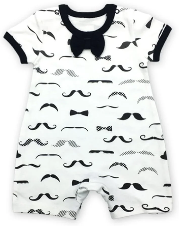 ست دو عددی لباس سرهمی نوزادی Monvecle، مناسب نوزادان و کودکان نوپا، طرح تابستانی، سفید/آبی، سایز 9-12 ماه ست دو عددی لباس سرهمی نوزادی Monvecle، مناسب نوزادان و کودکان نوپا، طرح تابستانی، سفید/آبی، سایز 9-12 ماه