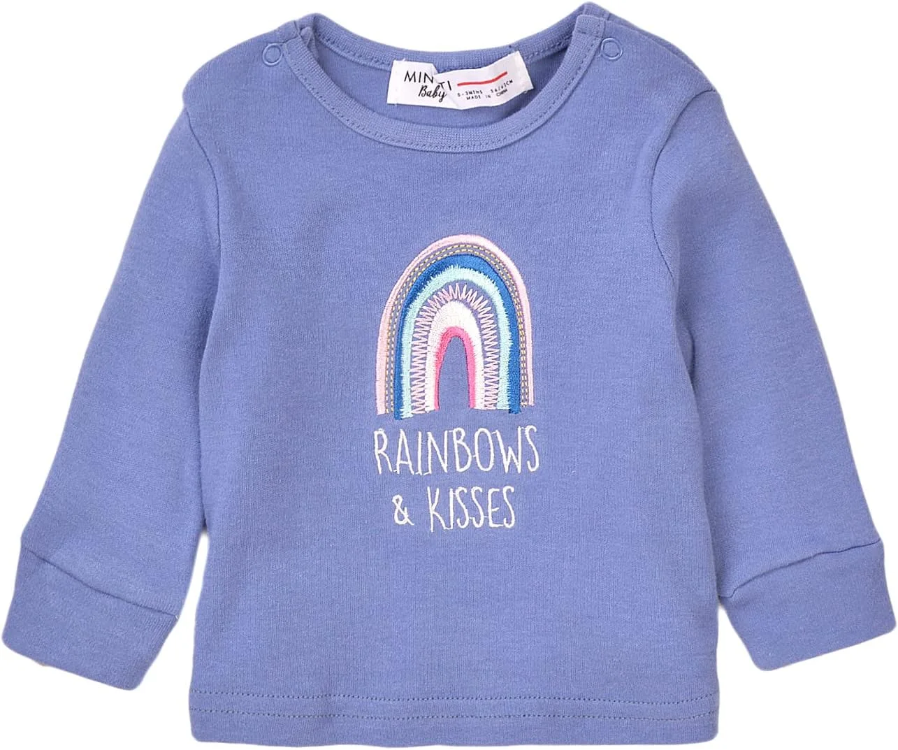 تاپ آستین بلند نوزادی Minoti طرح رنگین کمان