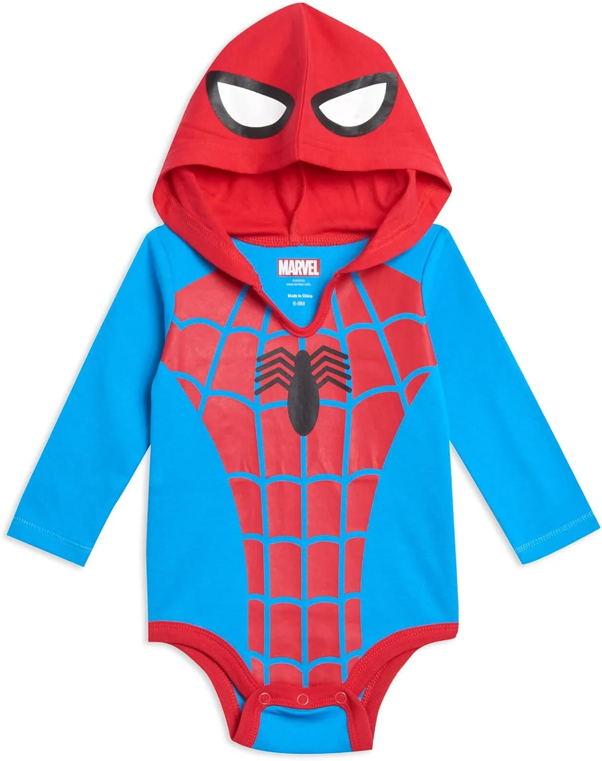 ست 3 عددی بادی نوزادی پسرانه مارول اونجرز طرح مرد عنکبوتی، هالک، کاپیتان آمریکا سایز 3-6 ماه