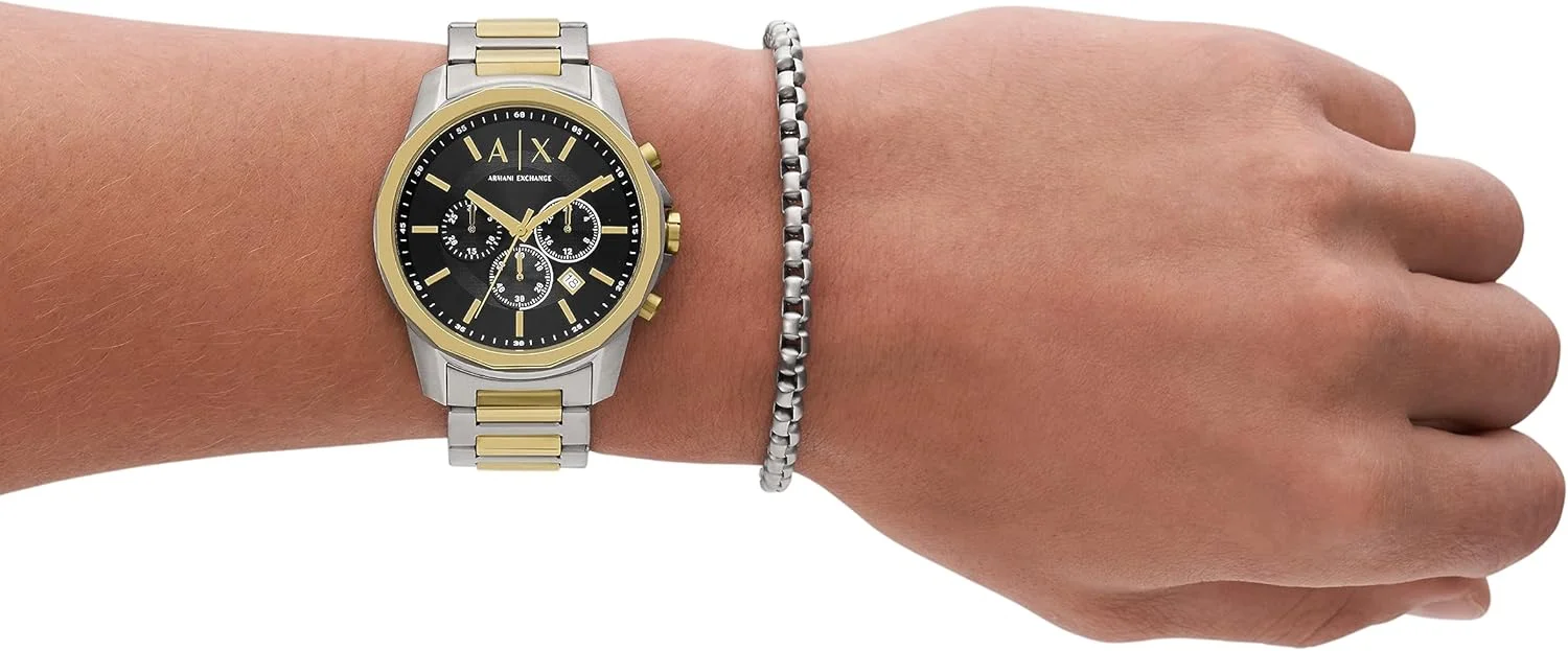 ساعت مچی مردانه کرنوگراف رسمی A|X Armani Exchange با بند استیل ضد زنگ، سیلیکونی یا چرمی ساعت مچی مردانه کرنوگراف رسمی A|X Armani Exchange با بند استیل ضد زنگ، سیلیکونی یا چرمی
