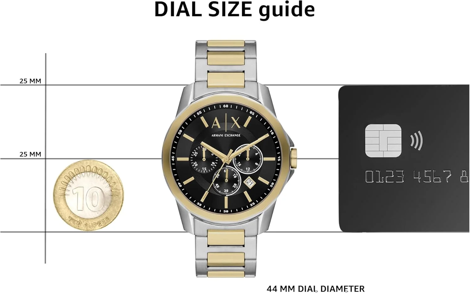 ساعت مچی مردانه کرنوگراف رسمی A|X Armani Exchange با بند استیل ضد زنگ، سیلیکونی یا چرمی ساعت مچی مردانه کرنوگراف رسمی A|X Armani Exchange با بند استیل ضد زنگ، سیلیکونی یا چرمی