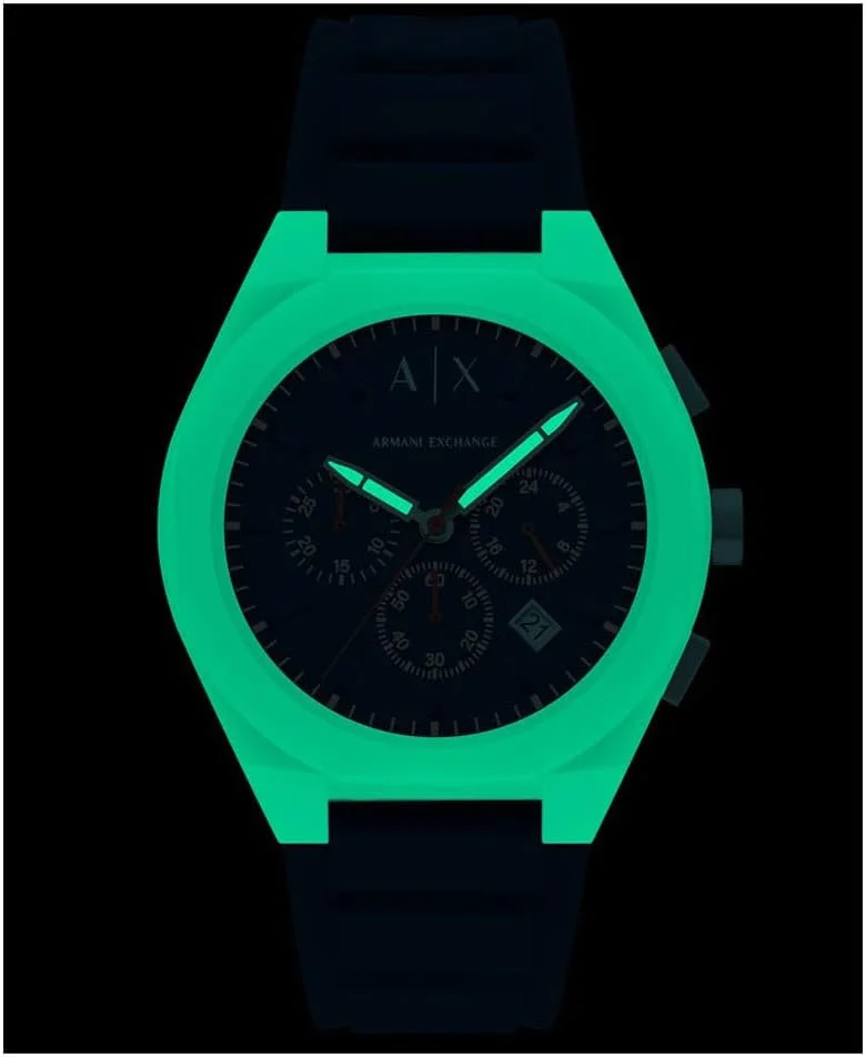 ساعت مچی مردانه آرمانی اکسچنج مدل Sync Chronograph با بند سیلیکونی آبی (مدل: AX4170) ساعت مچی مردانه آرمانی اکسچنج مدل Sync Chronograph با بند سیلیکونی آبی (مدل: AX4170)