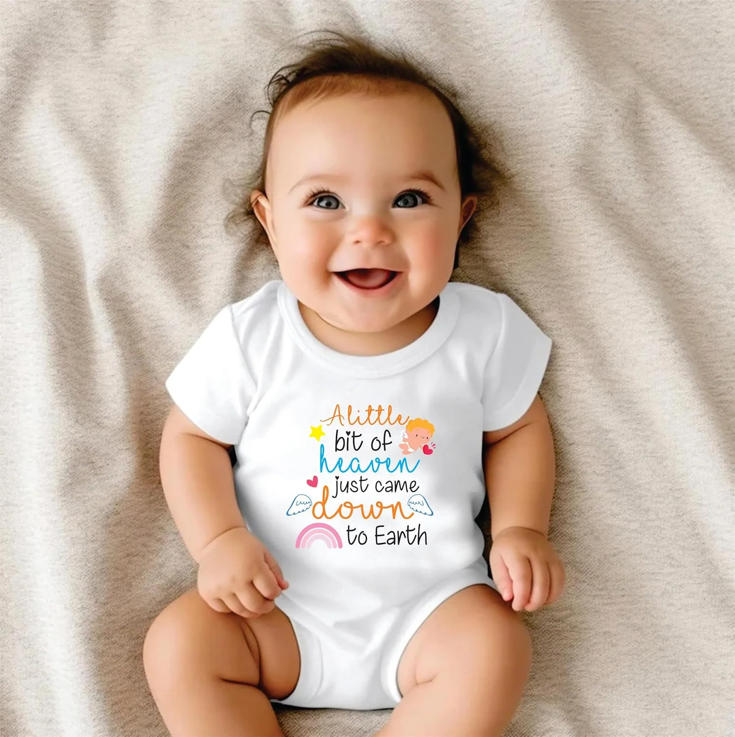 لباس سرهمی نوزادی یونی‌سکس Lillypupp از جنس پنبه خالص، مناسب برای دختران و پسران