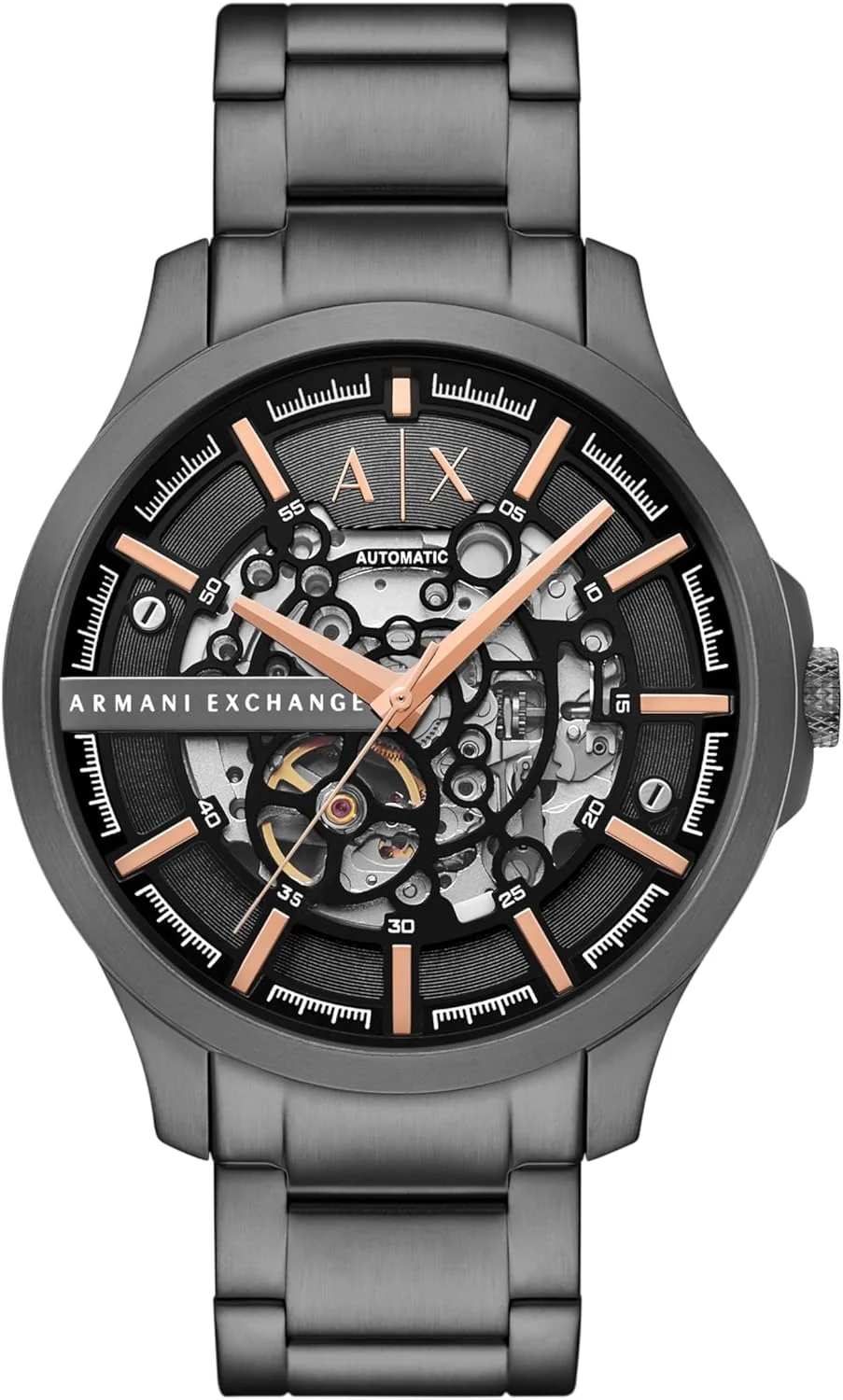 ساعت مچی مردانه آرمانی اکسچنج A|X اتوماتیک استیل خاکستری (مدل: AX2458)