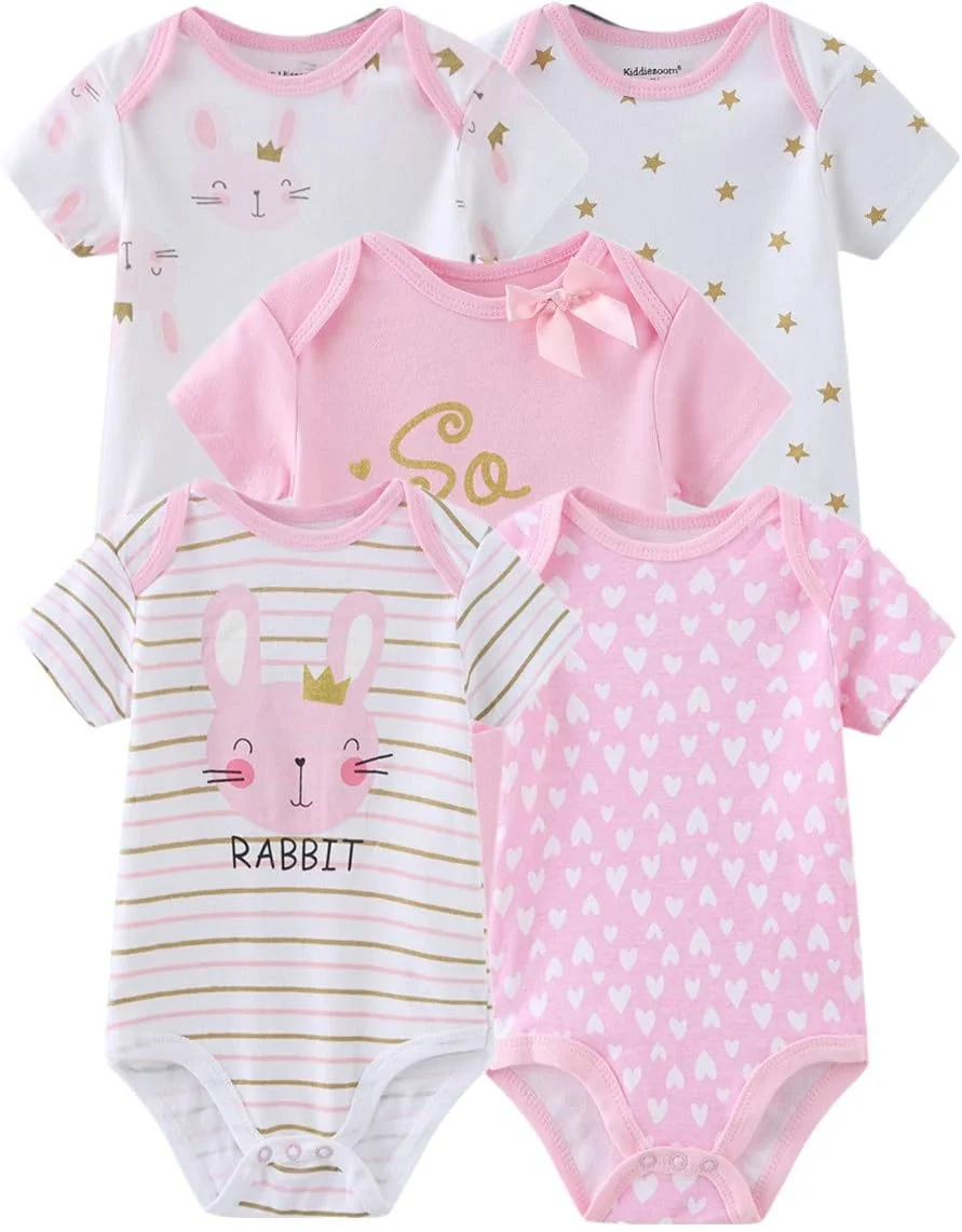 شلوار نوزادی کیدی‌زوم 4 عددی، شلوار پنبه‌ای унисекс برای نوزادان و کودکان نوپا