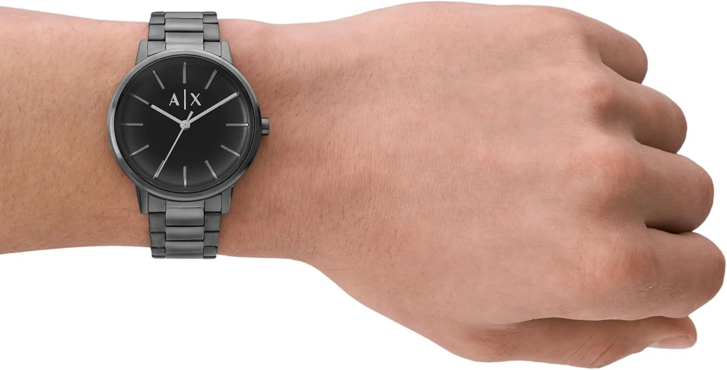 ساعت مردانه A|X Armani Exchange با نمایشگر آنالوگ سه عقربه و بند استیل ضد زنگ یا چرمی، ساعت مردانه ساعت مردانه A|X Armani Exchange با نمایشگر آنالوگ سه عقربه و بند استیل ضد زنگ یا چرمی، ساعت مردانه
