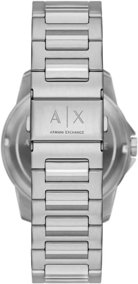 ساعت مچی مردانه آرمانی اکسچنج مدل Moonphase Multifunktion، حداقل 50% استیل بازیافتی، سایز قاب 44 میلی متر ساعت مچی مردانه آرمانی اکسچنج مدل Moonphase Multifunktion، حداقل 50% استیل بازیافتی، سایز قاب 44 میلی متر