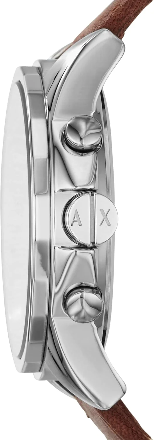 ساعت مچی کرنوگراف مردانه AX Armani Exchange با بند چرمی، استیل ضد زنگ یا سیلیکونی ساعت مچی کرنوگراف مردانه AX Armani Exchange با بند چرمی، استیل ضد زنگ یا سیلیکونی