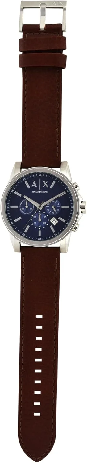 ساعت مچی کرنوگراف مردانه AX Armani Exchange با بند چرمی، استیل ضد زنگ یا سیلیکونی ساعت مچی کرنوگراف مردانه AX Armani Exchange با بند چرمی، استیل ضد زنگ یا سیلیکونی