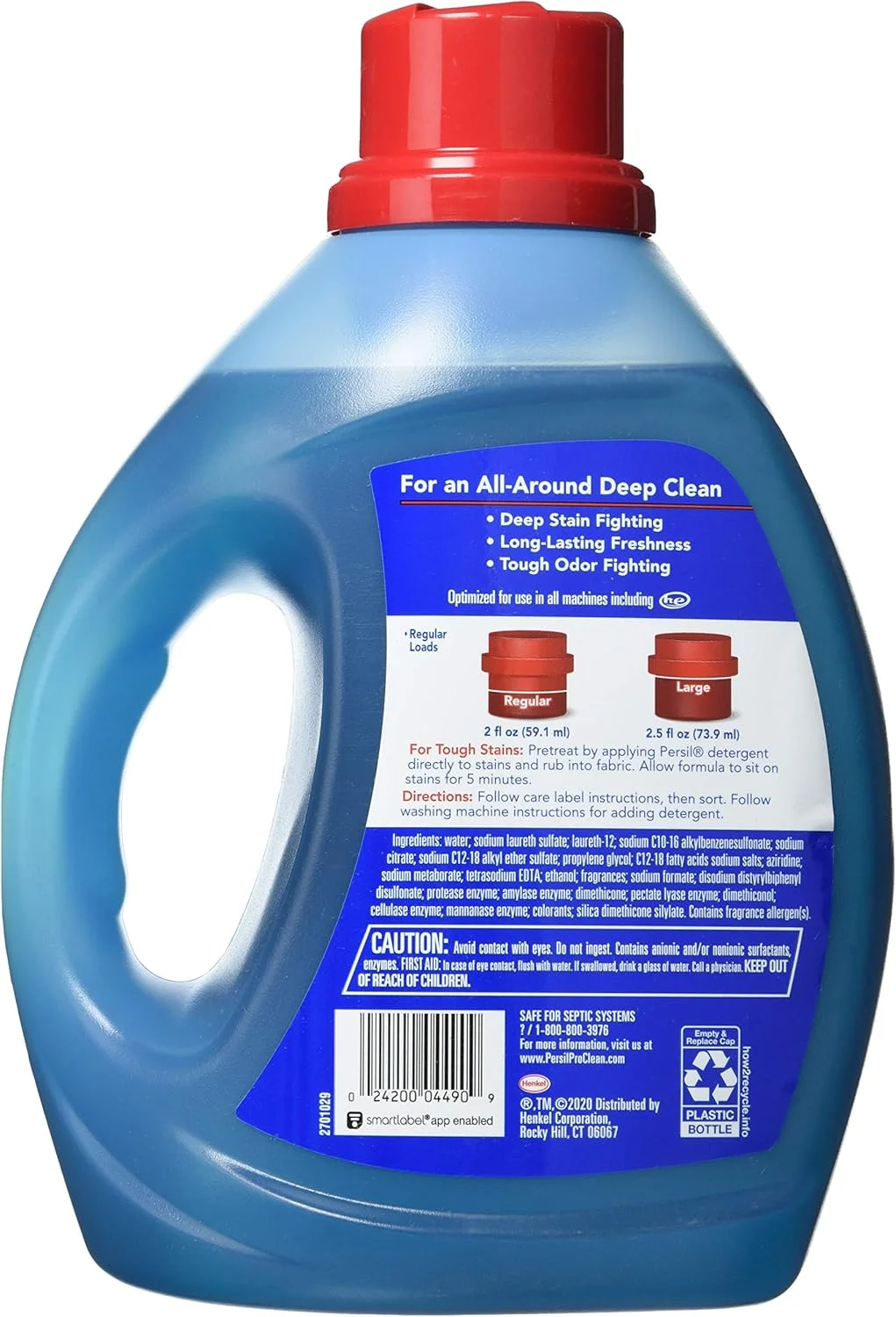 مایع لباسشویی پرسیل پروکلین، قدرت اضافی Oxi، 100 Fl Oz (بسته 4 عددی) مایع لباسشویی پرسیل پروکلین، قدرت اضافی Oxi، 100 Fl Oz (بسته 4 عددی)