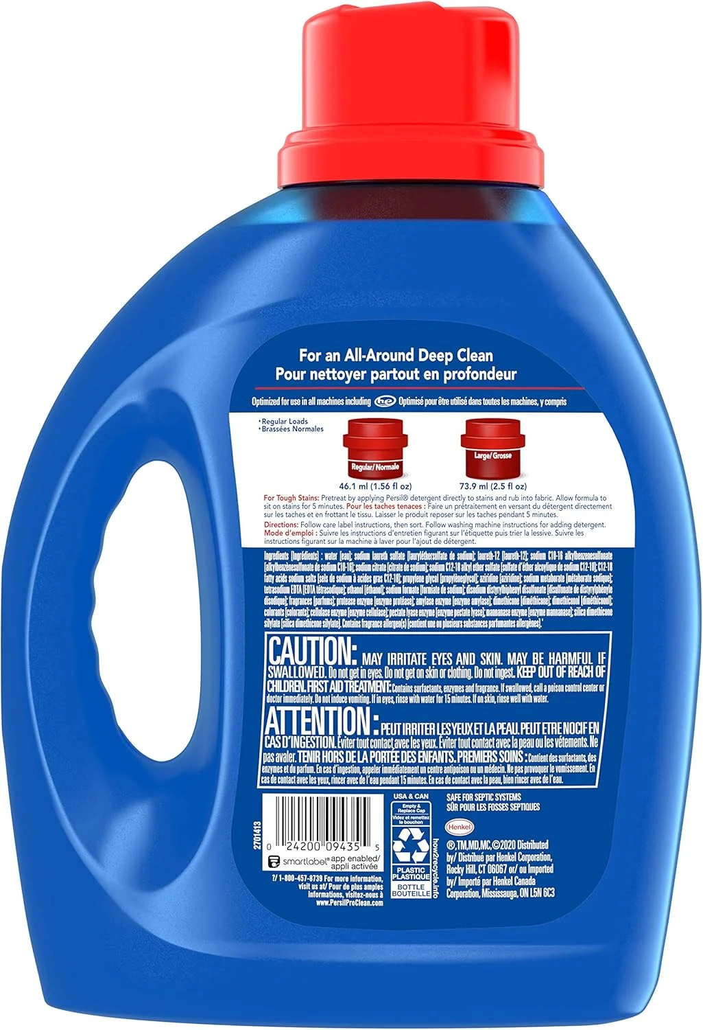 مایع لباسشویی پرسیل ProClean Power-Liquid، رایحه Intense Fresh، حجم 75 اونس مایع، 48 بار شستشو مایع لباسشویی پرسیل ProClean Power-Liquid، رایحه Intense Fresh، حجم 75 اونس مایع، 48 بار شستشو