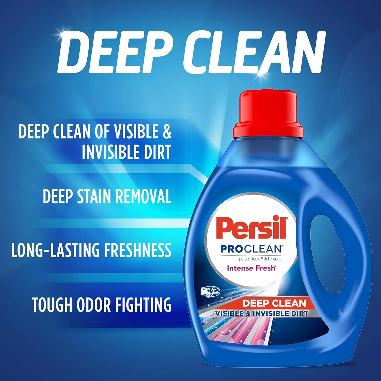 مایع لباسشویی پرسیل ProClean Power-Liquid، رایحه Intense Fresh، حجم 75 اونس مایع، 48 بار شستشو مایع لباسشویی پرسیل ProClean Power-Liquid، رایحه Intense Fresh، حجم 75 اونس مایع، 48 بار شستشو