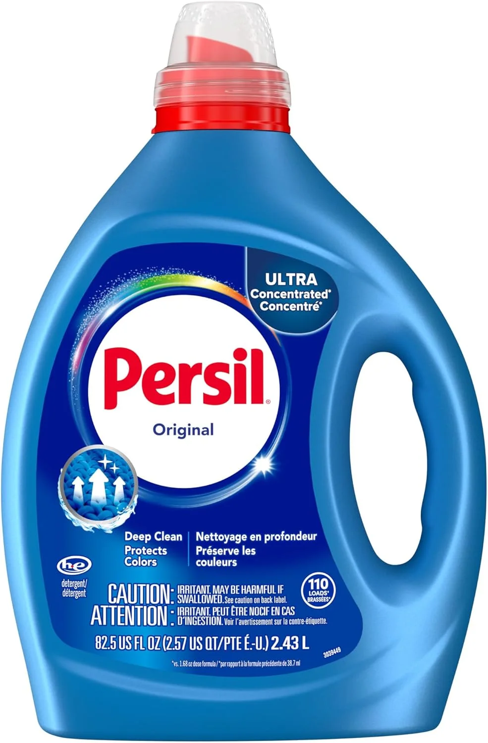 مایع لباسشویی پرسیل، رایحه ProClean، 2 برابر غلیظ شده، 110 بار شستشو، آبی، 82.5 Fl Oz، اورجینال