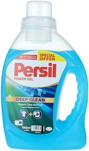 مایع لباسشویی ژل پرسیل پاور، با فناوری تمیزکنندگی عمیق، بسته دو عددی، 2 عدد 950 میلی لیتری مایع لباسشویی ژل پرسیل پاور، با فناوری تمیزکنندگی عمیق، بسته دو عددی، 2 عدد 950 میلی لیتری