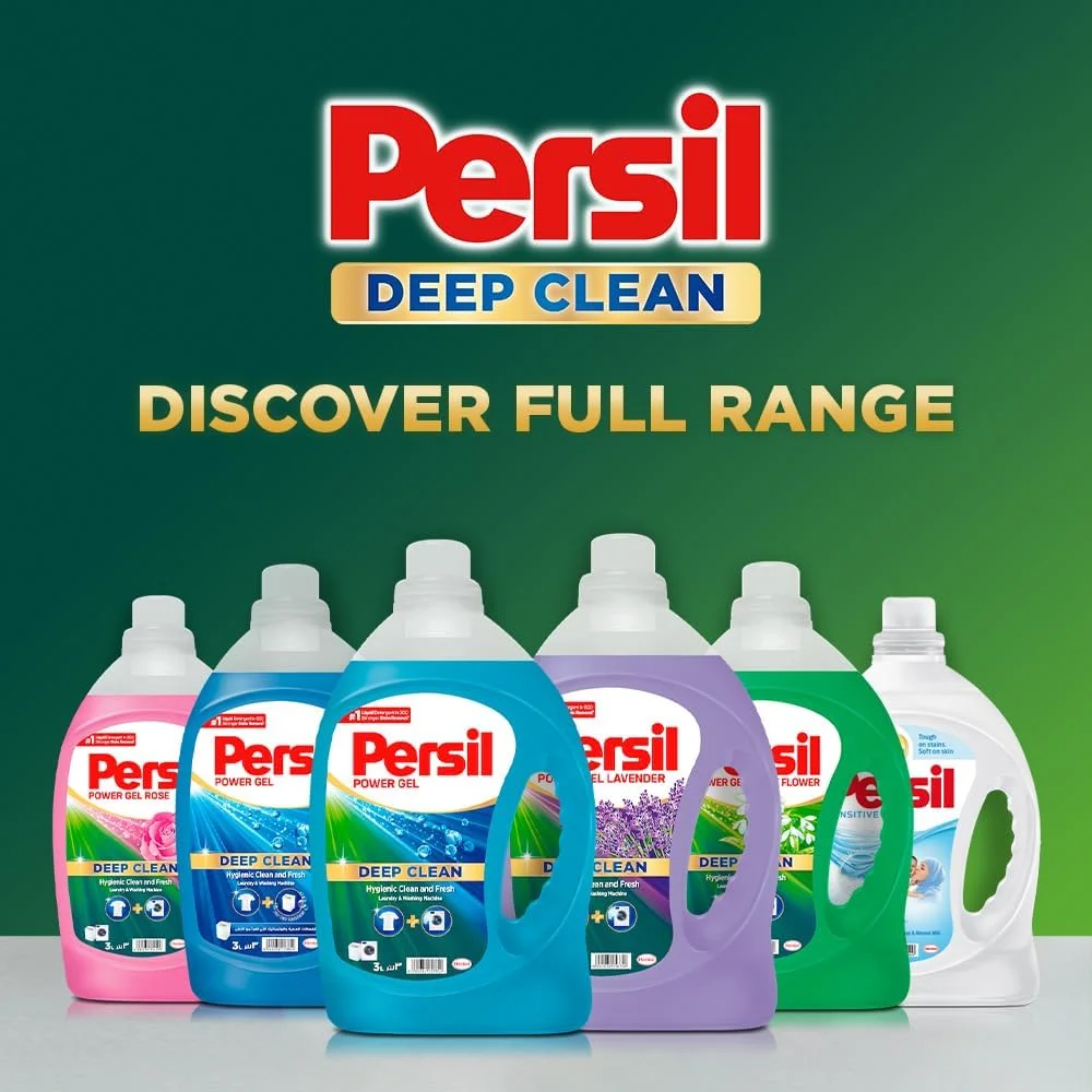 مایع لباسشویی ژل پرسیل پاور، با فناوری تمیزکنندگی عمیق، بسته دو عددی، 2 عدد 950 میلی لیتری مایع لباسشویی ژل پرسیل پاور، با فناوری تمیزکنندگی عمیق، بسته دو عددی، 2 عدد 950 میلی لیتری