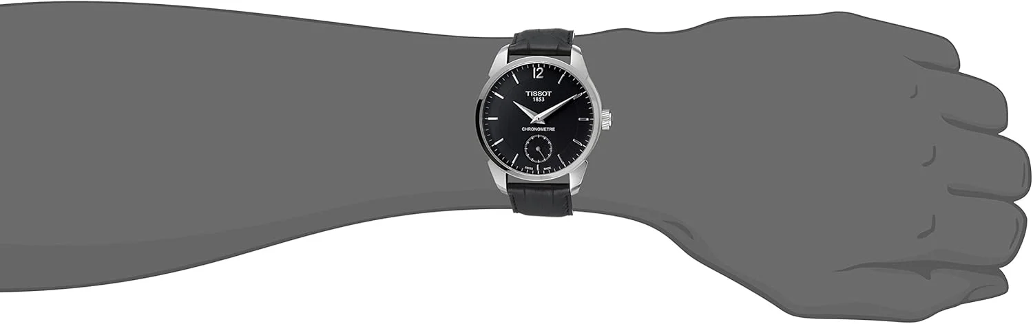 ساعت مچی مردانه تیسوت T-COMPLICATION MECHANICAL COSC Chronometer Precisionist با صفحه مشکی مدل T0704061605700