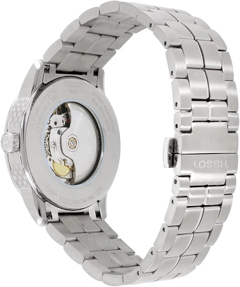 ساعت مچی مردانه تیسوت T0864071106100 لوکس آنالوگ استیل ضد زنگ، نقره ای/خاکستری