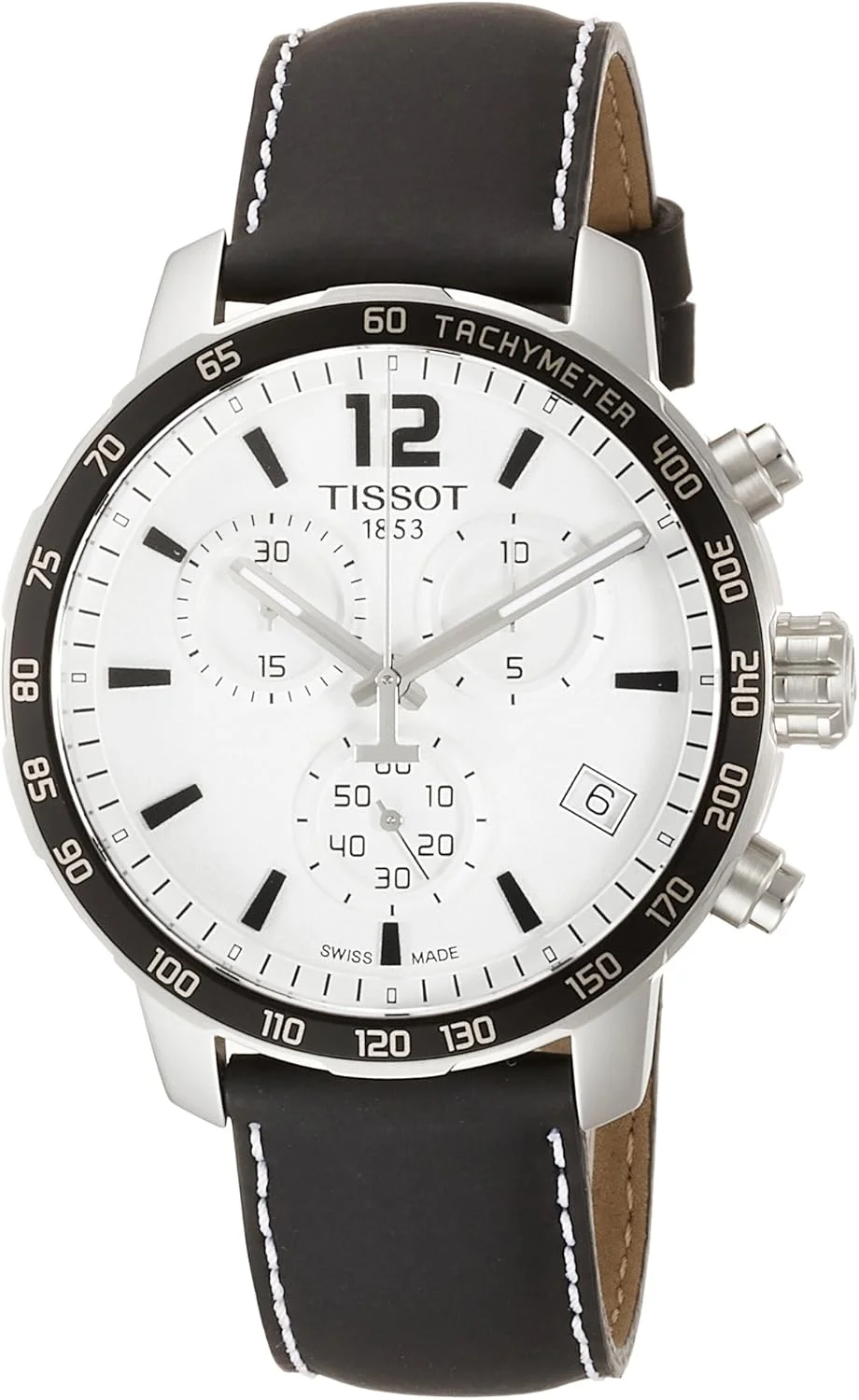 ساعت مچی مردانه تیسوت Quickster Chronograph - T0954171603700 سفید/مشکی تک سایز