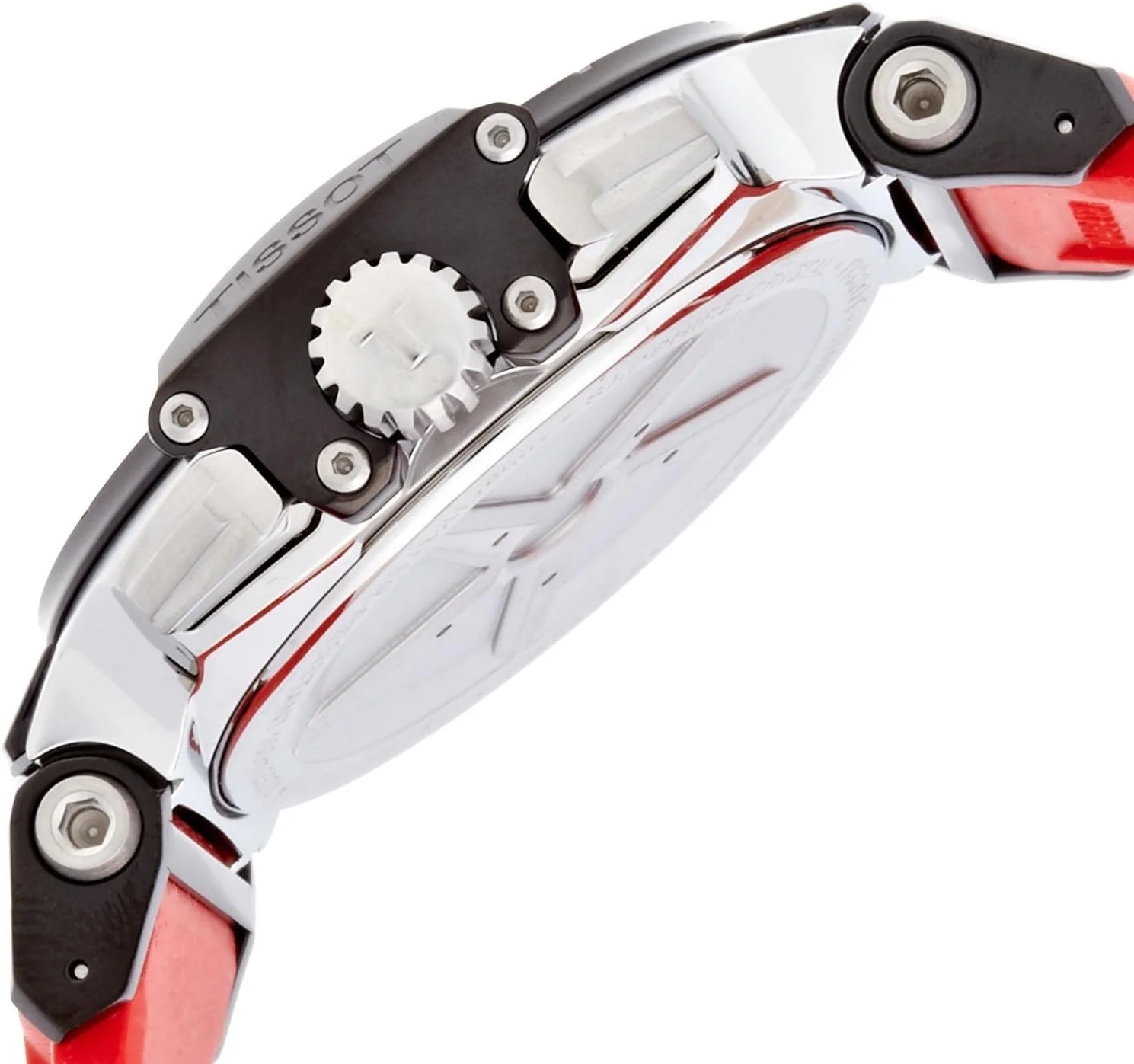 تیسوت T-Race T0484172705701 بند قرمز تیسوت T-Race T0484172705701 بند قرمز