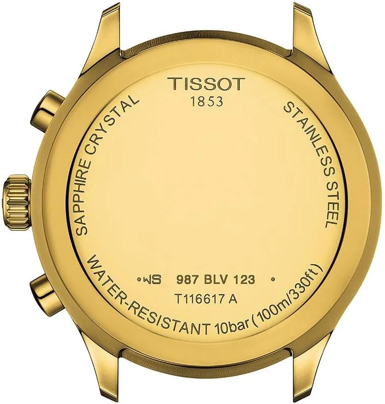 ساعت مچی مردانه تیسوت مدل Tissot Chrono XL استیل ضد زنگ طلایی T1166173305100