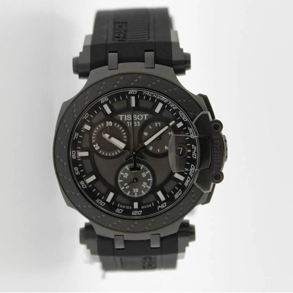 ساعت مچی مردانه تیسوت T-Race Chrono Quartz استیل ضد زنگ مشکی T1154173706103 ساعت مچی مردانه تیسوت T-Race Chrono Quartz استیل ضد زنگ مشکی T1154173706103