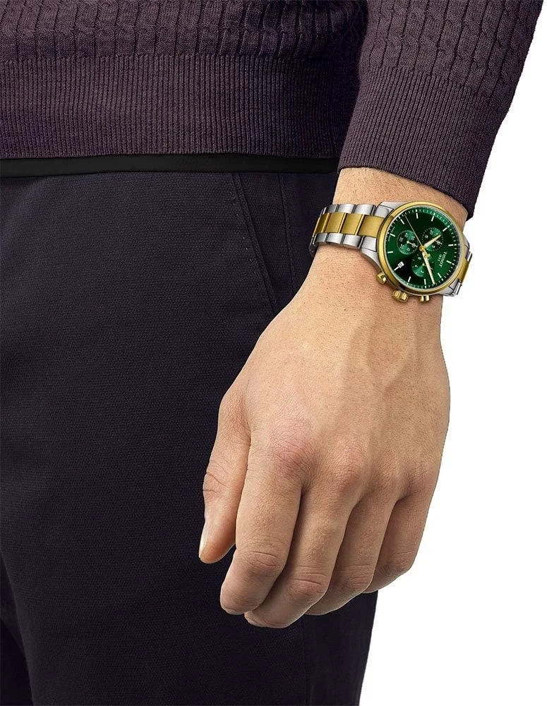 ساعت مچی مردانه تیسوت مدل Tissot Chrono XL استیل ضد زنگ خاکستری و طلایی T1166172209100 ساعت مچی مردانه تیسوت مدل Tissot Chrono XL استیل ضد زنگ خاکستری و طلایی T1166172209100