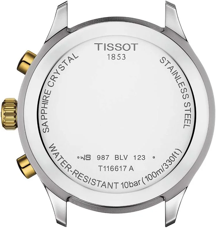 ساعت مچی مردانه تیسوت مدل Tissot Chrono XL استیل ضد زنگ خاکستری و طلایی T1166172209100 ساعت مچی مردانه تیسوت مدل Tissot Chrono XL استیل ضد زنگ خاکستری و طلایی T1166172209100