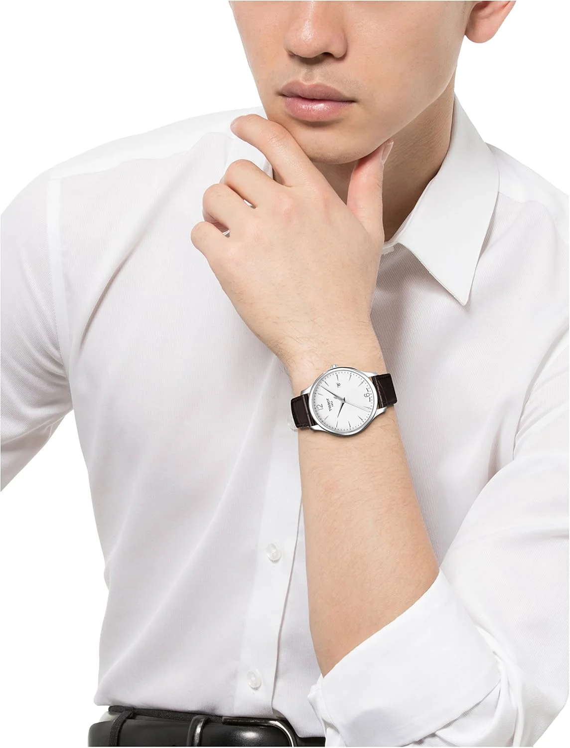 ساعت مچی مردانه تیسوت مدل Tissot Tradition استیل ضد زنگ قهوه ای T0636101603700 ساعت مچی مردانه تیسوت مدل Tissot Tradition استیل ضد زنگ قهوه ای T0636101603700