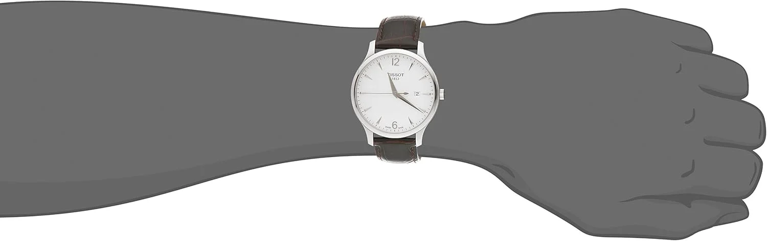 ساعت مچی مردانه تیسوت مدل Tissot Tradition استیل ضد زنگ قهوه ای T0636101603700 ساعت مچی مردانه تیسوت مدل Tissot Tradition استیل ضد زنگ قهوه ای T0636101603700