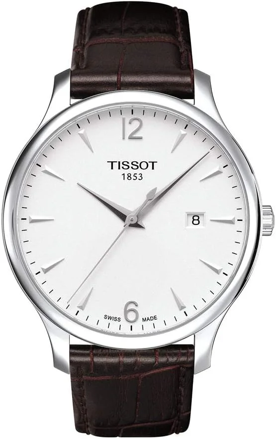 ساعت مچی مردانه تیسوت مدل Tissot Tradition استیل ضد زنگ قهوه ای T0636101603700 ساعت مچی مردانه تیسوت مدل Tissot Tradition استیل ضد زنگ قهوه ای T0636101603700