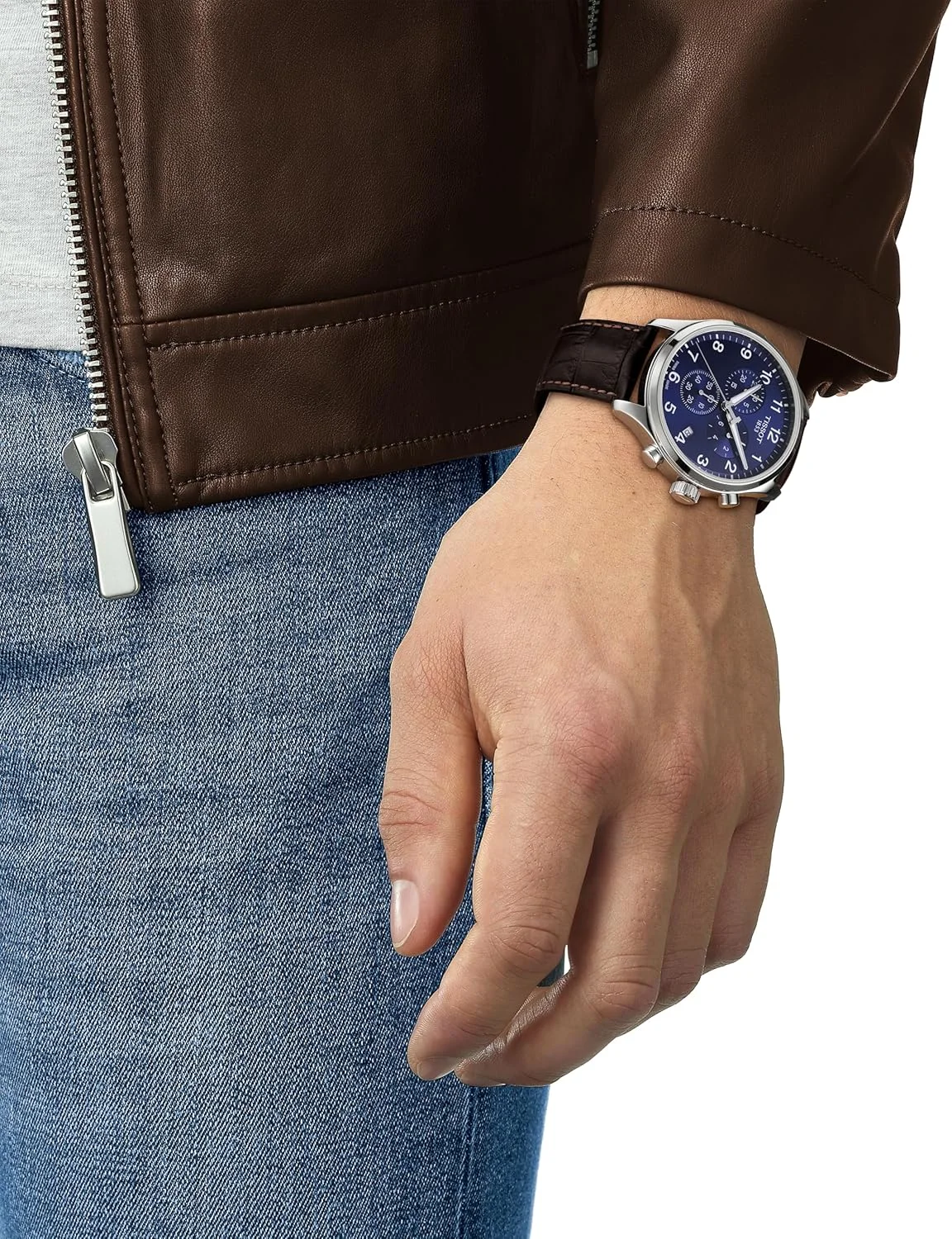 ساعت مچی مردانه تیسوت Chrono XL استیل ضد زنگ قهوه ای ساعت مچی مردانه تیسوت Chrono XL استیل ضد زنگ قهوه ای