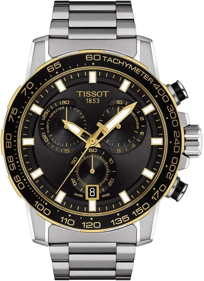 ساعت مچی مردانه تیسوت مدل Supersport Chrono استیل خاکستری T1256172105100
