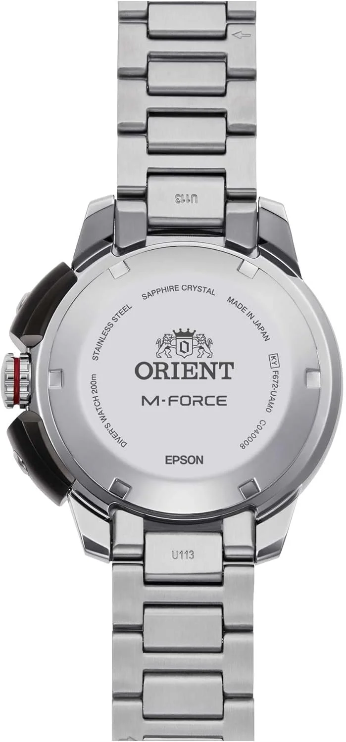 ساعت مچی مردانه اتوماتیک و کوکی اورینت M-Force، فلزی، بند فلزی