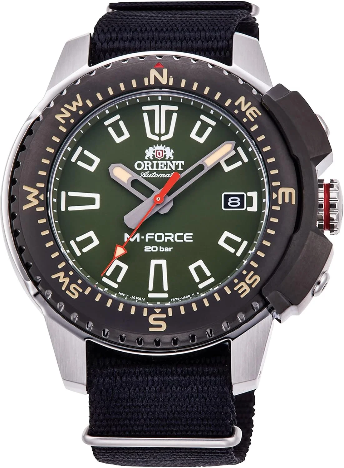 ساعت مچی مردانه اورینت RA-AC0N03E10B Sport Automatic FABR، مشکی