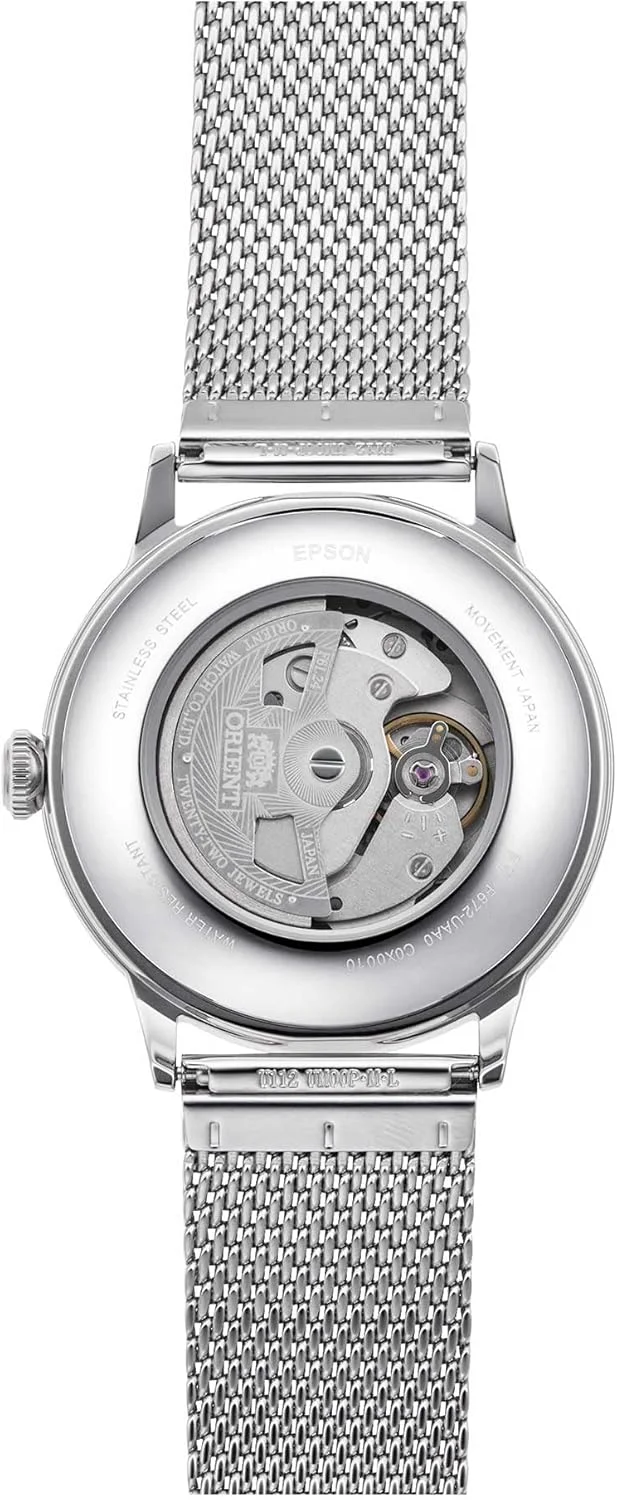 ساعت مچی مردانه اورینت مدل RA-AC0019L10B کلاسیک اتوماتیک استیل، آبی/نقره‌ای