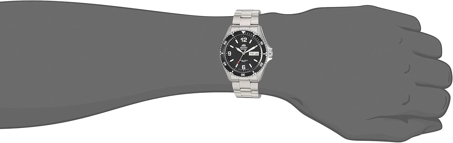 Orient Men's 'Mako II' Japanese Automatic/Hand-Winding Stainless Steel 200 Meter Diving Watch