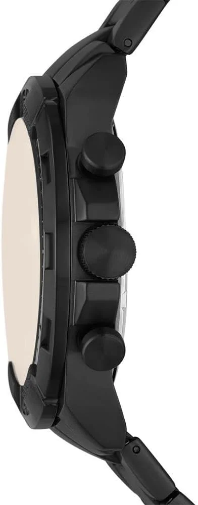 ساعت مچی مردانه فسیل مدل Bronson کرنوگراف، استیل ضد زنگ مشکی، FS5851