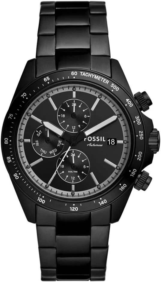 ساعت مچی مردانه آنالوگ چند منظوره FOSSIL BQ2875 Autocross کوارتز، قطر قاب 42 میلی متر، مشکی