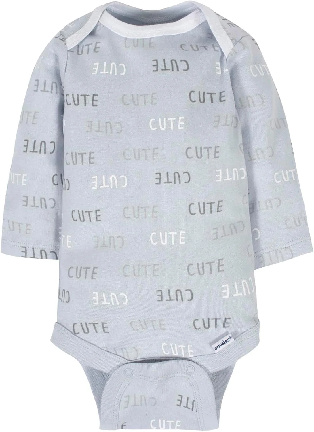 لباس زیر دکمه دار آستین بلند نوزاد униsex Gerber بسته 6 عددی لباس زیر دکمه دار آستین بلند نوزاد униsex Gerber بسته 6 عددی