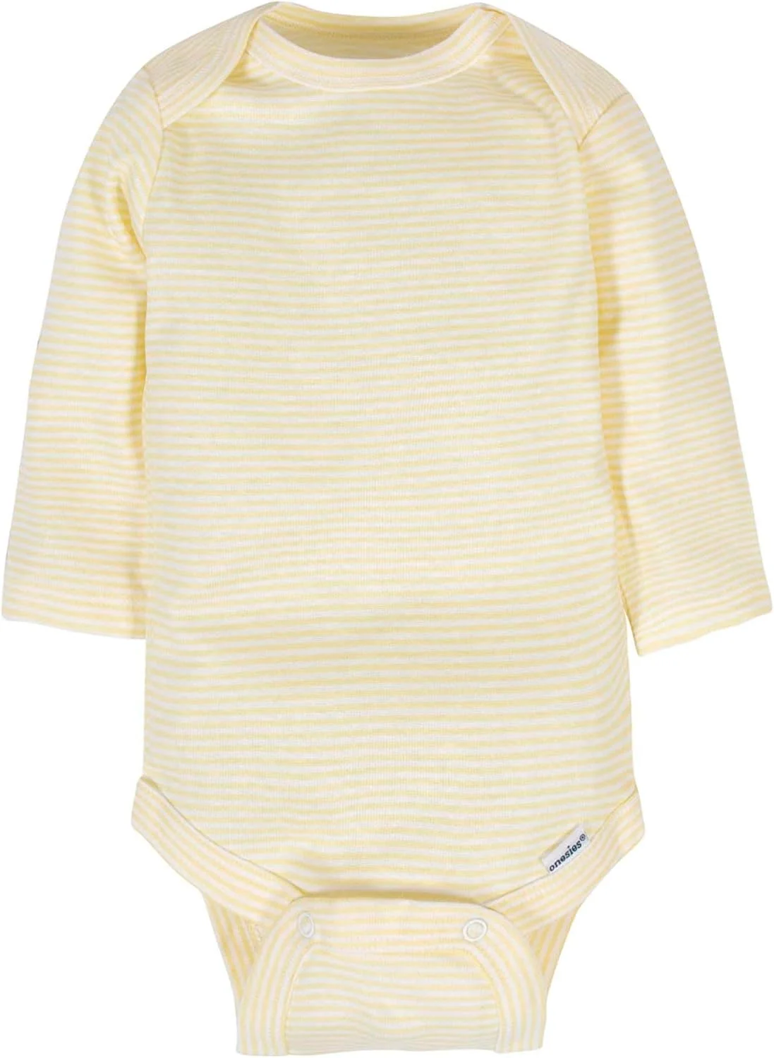 لباس زیر دکمه دار آستین بلند نوزاد униsex Gerber بسته 6 عددی لباس زیر دکمه دار آستین بلند نوزاد униsex Gerber بسته 6 عددی