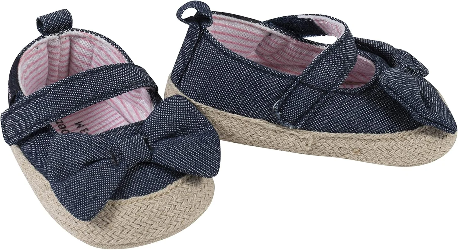 کفش گهواره ای نوزاد دخترانه Gerber، مدل Mary Jane پاپیونی، سایز 0-9 ماه کفش گهواره ای نوزاد دخترانه Gerber، مدل Mary Jane پاپیونی، سایز 0-9 ماه