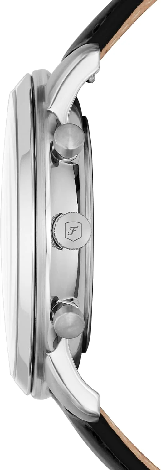 ساعت مچی مردانه فسیل کوارتز، نمایشگر آنالوگ و بند چرمی مدل Fs5452، نقره ای، سایز One Size ساعت مچی مردانه فسیل کوارتز، نمایشگر آنالوگ و بند چرمی مدل Fs5452، نقره ای، سایز One Size