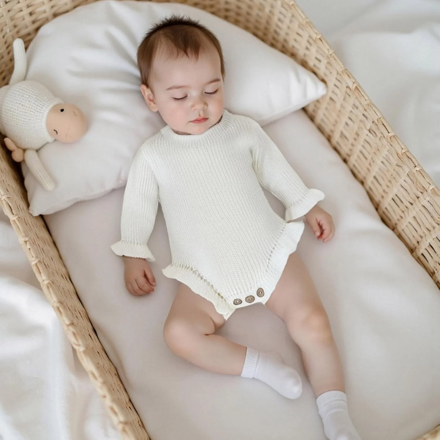 رامپر بافتنی دخترانه Nibbcoa، سرهمی آستین بلند یقه گرد، لباس زمستانی گرم بافتنی رامپر بافتنی دخترانه Nibbcoa، سرهمی آستین بلند یقه گرد، لباس زمستانی گرم بافتنی