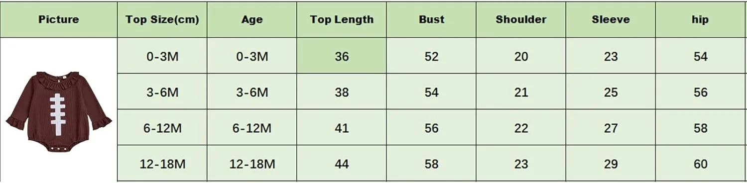 لباس نوزادی فوتبال دخترانه، رامپر حباب دار گلدوزی شده راگبی، یقه چین دار، بادی آستین بلند بافتنی وافل