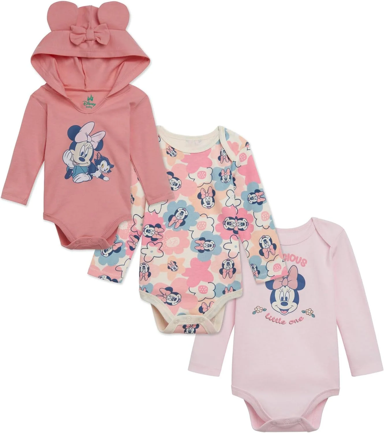 ست 3 عددی بادی نوزادی دیزنی کلاسیک میکی موس وینی پو مینی (مناسب نوزاد تا 24 ماهگی)
